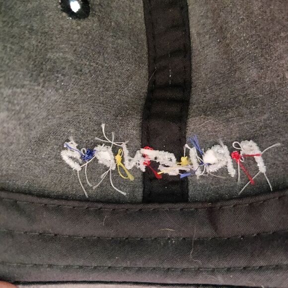 Friends baseball Cap Distressed Black Cotton Adjustable bLAnk Co - Picture 2 of 8